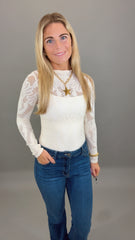 Sheer Confidence Top (cream)