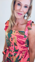 Pink Rio Midi Dress