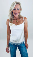 Lace & Luxury Top (cream)