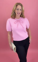 Bow So Sweet Knit (pink)
