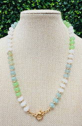 Seafoam Serenity Bead Necklace