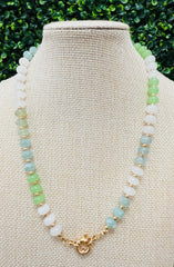 Seafoam Serenity Bead Necklace