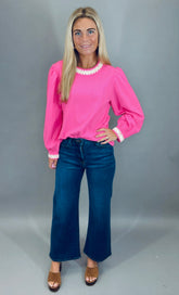 Uptown Charm Top (pink)