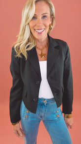 The Prescott Cropped Blazer