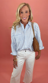 Easy Direction Button Down