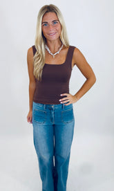 Elevate Square Tank – French Roast