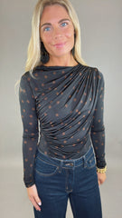 Dotted Delight Top (black)