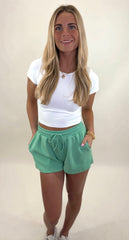 Jersey Crew Crop Tee (white)