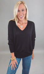 Weekend Ease Sweater (black)