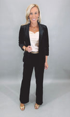 Savoy Velvet Trouser (black)