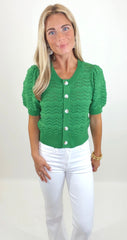 Little Crush Cardi (green)