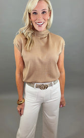 Classic Poise Top (camel)