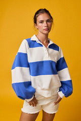 Preppy Charm Pullover (cobalt)