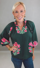 Bloom Haven Top (green)