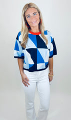 Sapphire Prism Sweater