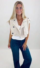 Trench Twist Crop Top