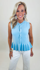 Styled Silhouette Top (blue)