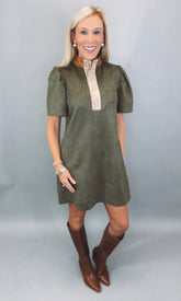 Regency Button Dress