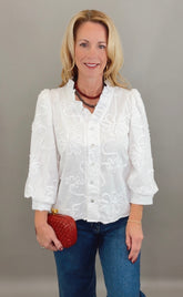 Henley Lane Top (white)