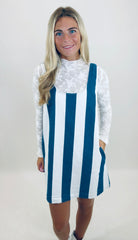 Heritage Stripe Dress (indigo)