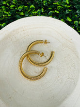 Twisted Luxe Hoop Earring