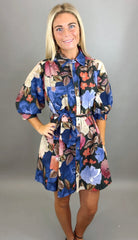 Bloom Boldly Shirt Dress