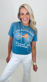 Summer of 250 Tee (blue jean)