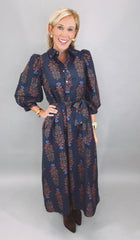 Storyline Midi Dress (navy)