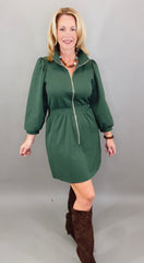 City Stroll Dress (green)
