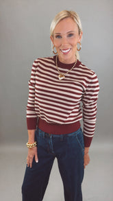 Ivy Lane Sweater (burgundy)