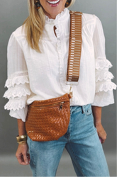 Woven Bum Bag (brown)