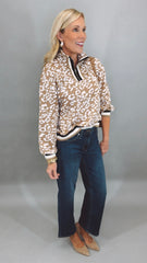 Urban Wild Half-Zip Sweater (taupe)