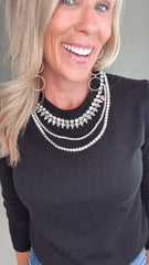 Luxe Gem Sweater (black)