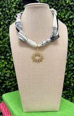 Ray of Chic Scarf Necklace