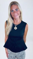 Double Take Peplum Top