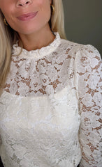 Lace Reverie Top (ivory)