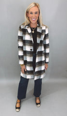 Lightscape Plaid Coat