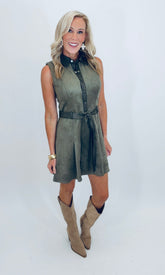 Sure Thing Dress (olive)