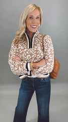 Urban Wild Half-Zip Sweater (taupe)