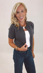 Weekender Knit Cardigan (dark grey)