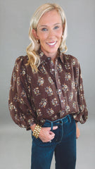 Fernfield Blouse (brown)