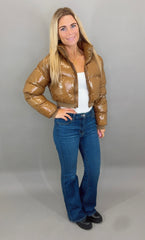 High Gloss Puffer Jacket