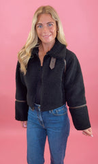 Aspen Ridge Sherpa Jacket (black)