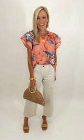 Almond Avenue Denim Trouser