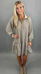 Zip Code Dress (mocha)