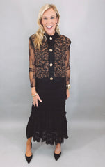 Midnight Muse Lace Top