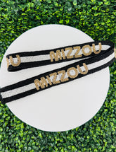 Mizzou Beaded Guitar Strap