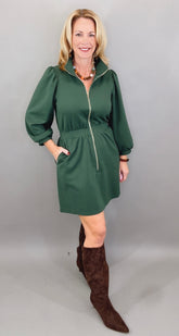 City Stroll Dress (green)