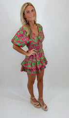 Pink Paradise Romper