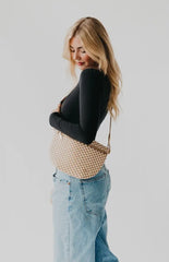 Woven Bum Bag (check brown)